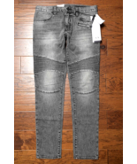 Armani Exchange A|X $210 J27 Men&#39;s Skinny Biker Med Gray Stretch Cotton ... - $65.99