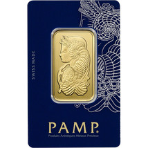 1 oz. Gold Bar - PAMP Suisse - Fortuna - 999.9 Fine in Sealed Assay - £2,797.74 GBP