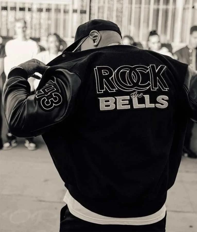  LL Cool J Rock The Bells Varsity Jacket With Leather Sleeves - $180.00+