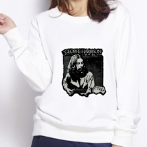 George Harrison Women&#39;s White Sweatshirt - £24.36 GBP
