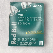 Red Bull Winter Edition FIG APPLE 4pk EXP 08/2023 8.4 fl oz Brand New - £47.81 GBP