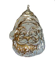 Glass Eye Studio Secret Santa Glass Ornament Hand Blown Seattle USA 4.5&quot; H (Tins - £23.71 GBP