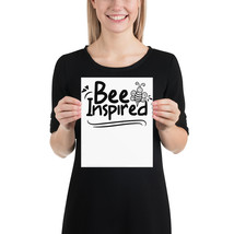 Bee Inspired fun 8x 10 poster - $18.95