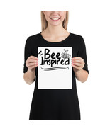 Bee Inspired fun 8x 10 poster - £14.84 GBP