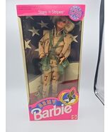 1992 Army Blonde Barbie Stars &#39;n Stripes Rendezvous With Destiny - $364.10 MXN