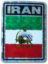 Iran Lion Country Flag Reflective Decal Bumper Sticker - £2.30 GBP