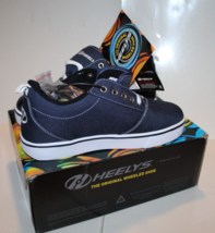 Heely&#39;s Navy Blue and White Pro 20 Youth Size 5 Skate Shoes Brand New - £48.11 GBP