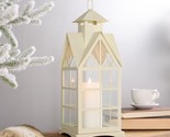 Indoor/ Outdoor 15.5&quot; Cathedral Metal Lantern w/ Candlelight by Valerie ... - $193.99