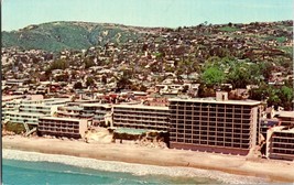Vtg Postcard Surf &amp; Sand Motor Hotel, Laguna Beach, California, Beach Oceanfront - £4.61 GBP