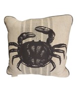 Threshold Blue Crab Pillow 16 x 16 Coastal Beach Cottage Core - £15.61 GBP
