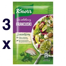 Knorr SALAD Dressing mix: FRENCH - 3 sachets/ 9 servings- FREE SHIPPING - £6.32 GBP