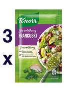 Knorr SALAD Dressing mix: FRENCH - 3 sachets/ 9 servings- FREE SHIPPING - £6.20 GBP