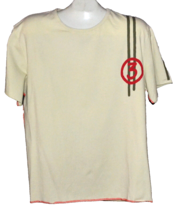 Made on Earth Beige Soft Cotton Men T-Shirt Size XL Good Condition - £12.58 GBP