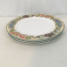 Lenox Casual Images Berry Patch Vtg USA Made Dinner Plates (4) - £53.80 GBP