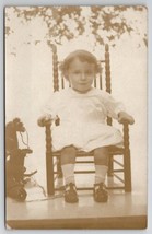 RPPC Darling Murray In Chair Toy Horse Pull Toy Postcard T21 - £9.55 GBP