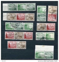 Germany 1937Combinations  Mi W 123-4 W 125-6 W 131-4 SK 31-2  Used Boats - £15.03 GBP