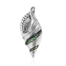 Jewelry of Venus fire  Pendant of AJNA (FOREHEAD CHAKRA) Abalone shell silver pe - £524.98 GBP