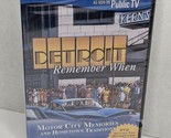 Detroit: Remember When (DVD, 2009) SEALED - $19.35