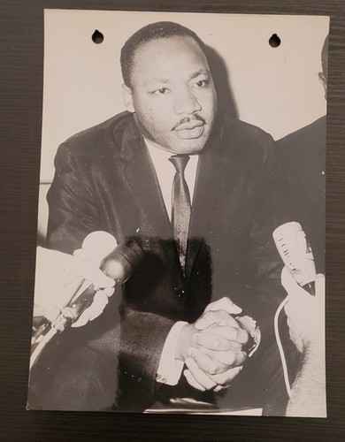 Martin Luther King Jr. Collage of Protest and Speech B&W Vintage 8x10 Photo Item image 14