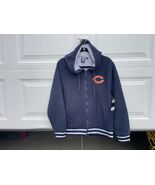 Vintage NFL Chicago Bears Hoodie | Full-Zip Teddy Fleece | Ladies L - $115.82