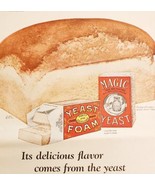 1925 Northwestern Magic Yeast Foam Tablets Bread Advertisement Baking Do... - $24.99