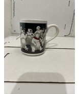 Vintage Coca Cola Coke Mug Holiday Christmas Cup 1996 multiple Bears 16 oz - €4,27 EUR