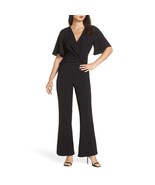 New Harlyn Twist Flared Jumpsuit Retail $148 SMALL BLACK - $61.54 CAD