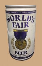Old Vintage Worlds Fair Beer Can Metal Sign 8x12in  Mancave Garage 37 - $24.74
