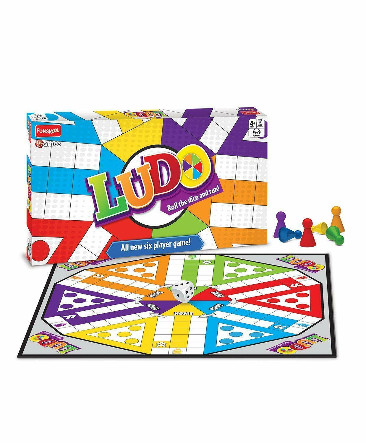 Funskool Ludo - Family Board Game Age 4+ FREE SHIP/KIDS - $48.99