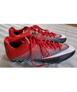 New Nike Men&#39;s sz 15 Vapor Speed 2 TD Football Cleats Red &amp; Black 846805... - $39.59