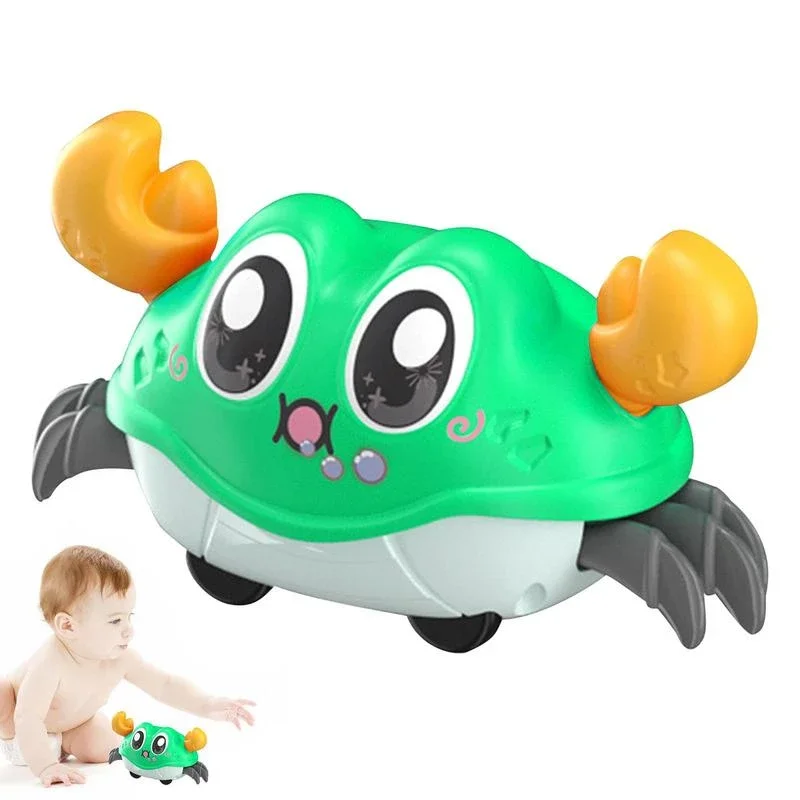 Cute Sensing Crawling Crab Baby Toys Interactive Walking Dancing Automatically - £8.12 GBP