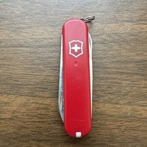 Rare Red Keyring Retired 74mm Victorinox Ambassador Swiss Army Knife, Great EDC - £58.07 GBP