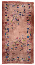 Hand made antique art deco Chinese rug 3&#39; x 6&#39; ( 91cm x 183cm ) 1920s 1B456 - £2,364.95 GBP