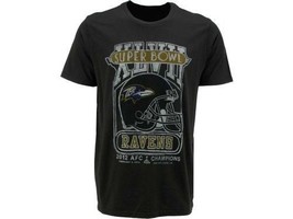 Baltimore Ravens NFL Super bowl XLVII Team Logo Football Helmet T-Shirt   - £15.17 GBP