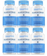 6 (3 x 2 Pack) Glucotrust Capsules, Gluco Trust Blood-Sugar Pills Original - $89.95