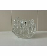 Vintage Kosta Boda Polar Ice Goran Warff Crystal Votive candle Holder Ar... - $24.82 CAD