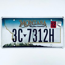 2009 United States Montana Yellowstone County Passenger License Plate 3C 7312H - £12.56 GBP