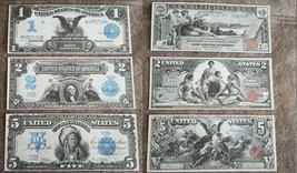 High quality COPIES with W/M United States Silver Notes 1896-1899 FREE S... - £31.27 GBP