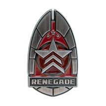 Mass Effect Renegade Medal Enamel Pin Badge Emblem Figure Shepard N7 Bioware - $39.99