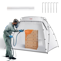 VEVOR Portable Paint Booth, Larger Spray Paint Tent, 10x7x6' Spray Paint... - $42.90