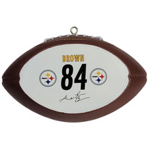 Pittsburgh Steelers Brown 84 Plastic Football Ornament 3.75&quot; - $4.00