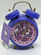 RARE Liberty Art Sanrio Hello Kitty Alarm Clock Purple 2012 Boots London... - £74.31 GBP