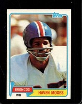 1981 Topps #187 Haven Moses Nm Broncos *INVAJ770 - £0.77 GBP