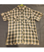Kuhl Pearl Snap Shirt Mens Size Large Plaid Eluxur Western Short Sleeve ... - $33.85 CAD