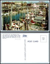 CALIFORNIA Postcard - San Francisco, Fisherman&#39;s Wharf, Fishing Fleet P55 - £2.31 GBP