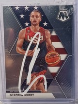 Steph Curry Mosaic White Sharpie Certified Autograph Card Coa Signed Nba - £139.60 GBP