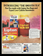 1984 Sun Tea Lipton Tea Bags Circular Coupon Advertisement - $18.95