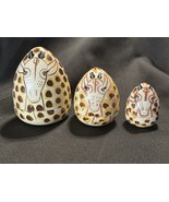 Hand-Painted Giraffe Nesting Dolls Set of 3 – Wooden Matryoshka-Style Fi... - $40.96 CAD