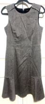 White House Black Market 6 Gray Sleeveless Sheath Dress - $24.75
