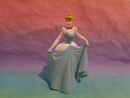 Disney Mini Princess Cinderella Blue Dress PVC Figure or Cake Topper - £1.54 GBP